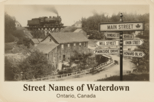 Street Names of Waterdown @ Grace Anglican Church - Noble Hall | Hamilton | Ontario | Canada